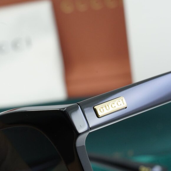 Gucci GG1316S 001 Aviator Sunglasses - Black\Grey - Picture 6 of 10